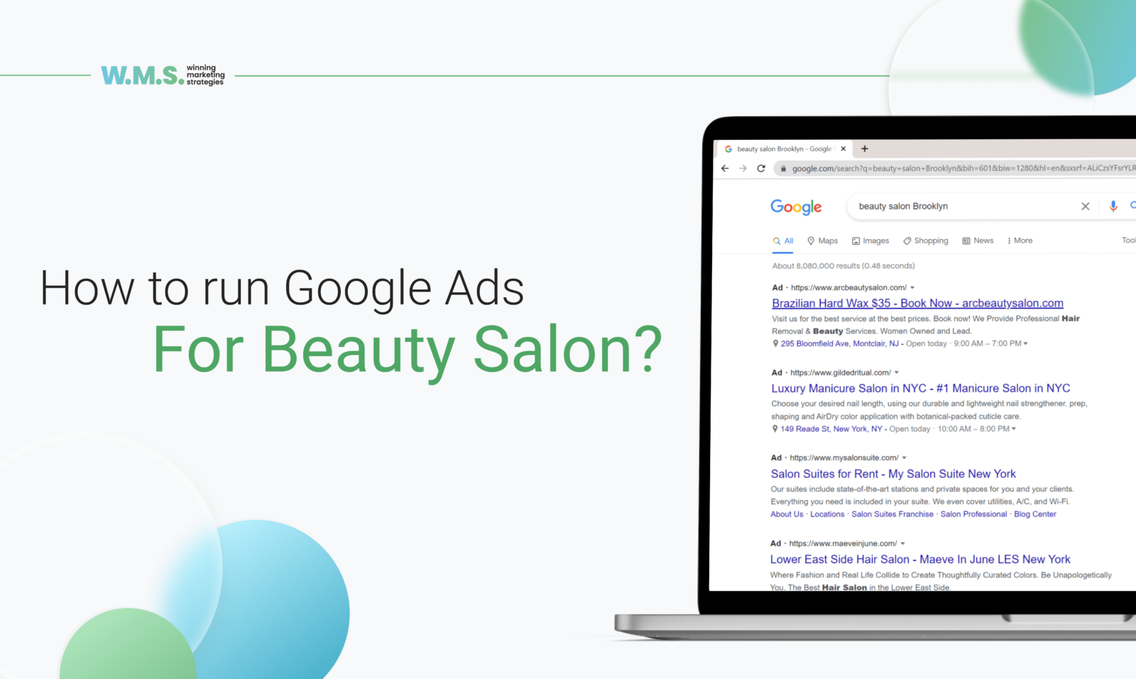 Google Ads For Beauty Salon