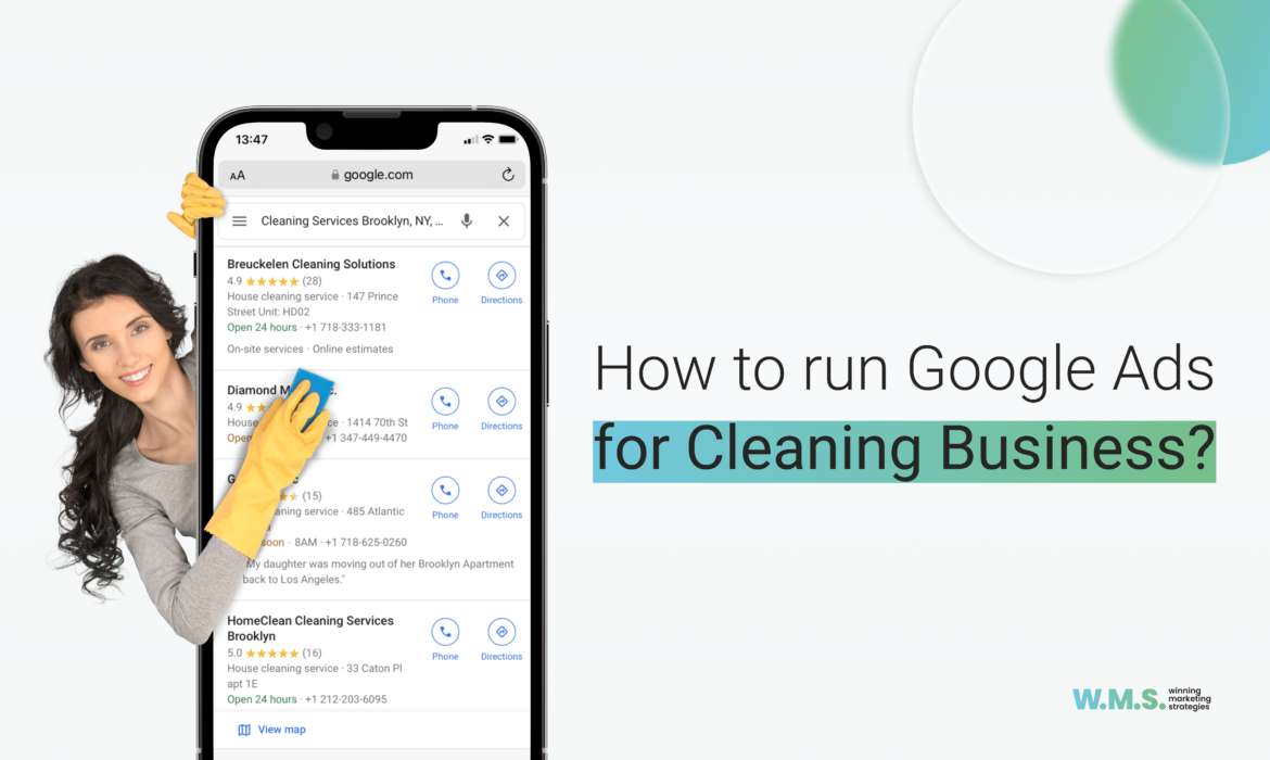 Google ads for cleaning business
