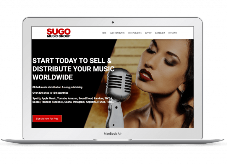 SEO Case Study Sugo Music Group mac screen